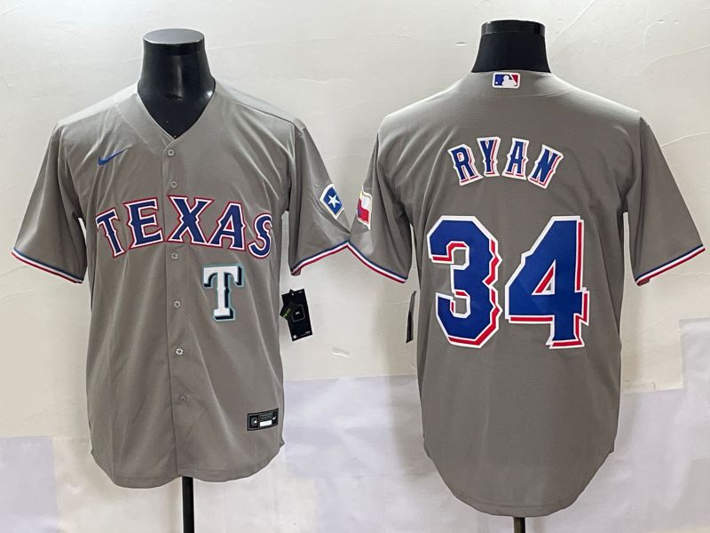 Men 2025 Texas Rangers #34 Ryan Grey Game Nike MLB Jersey style 8->texas rangers->MLB Jersey
